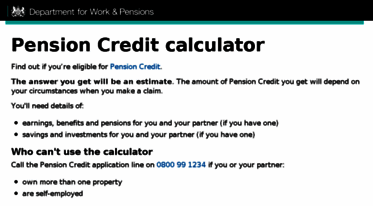 pensioncreditcalculator.dwp.gov.uk