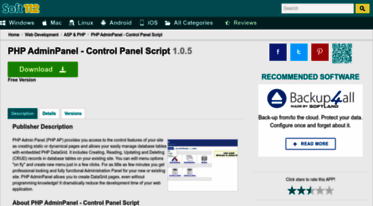 php-adminpanel-control-panel-script.soft112.com