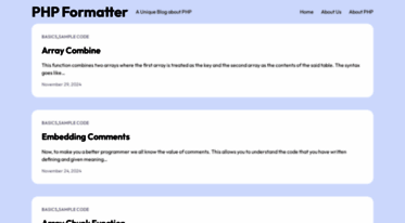 phpformatter.com