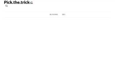 pickthetrick.com
