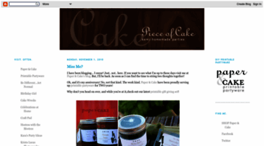 pieceofcakeparties.blogspot.com
