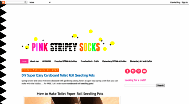 pinkstripeysocks.com