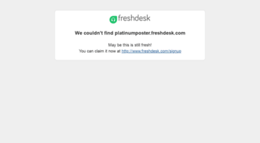 platinumposter.freshdesk.com