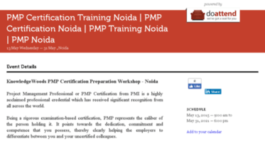 pmpcertificationtrainingnoida.doattend.com