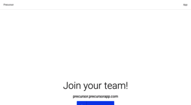 precursor.precursorapp.com