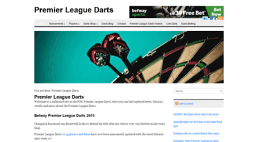 premierleague-darts.co.uk