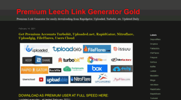 Get Premiumleechgold.blogspot.com news - Premium Leech Link Gold