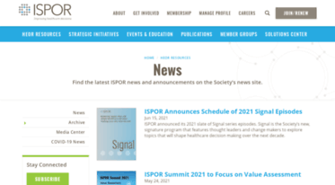 press.ispor.org