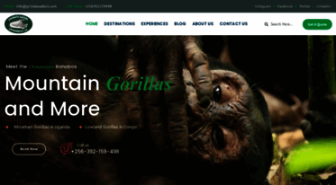 primatesafaris.com