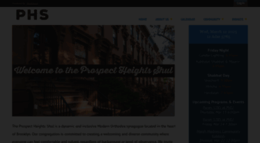 prospectheightsshul.shulcloud.com