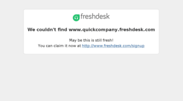 quickcompany.freshdesk.com