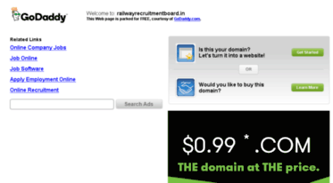 railwayrecruitmentboard.in