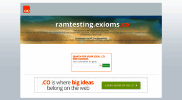 ramtesting.exioms.co