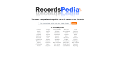 recordspedia.com
