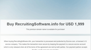 recruitingsoftware.info