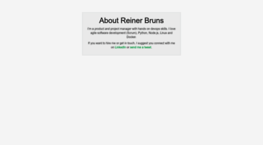 reinerbruns.com