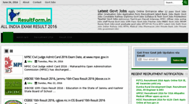 resultform.in