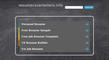 resumecoverletters.info