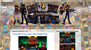 yu gi oh power of chaos with mods