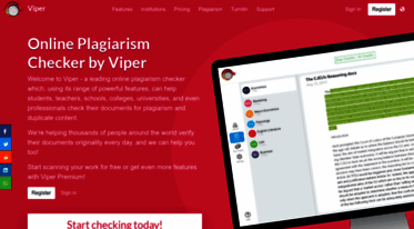 plagiarism checker online free viper
