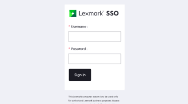 sapconnect.lexmark.com