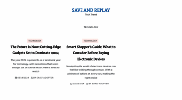 saveandreplay.com