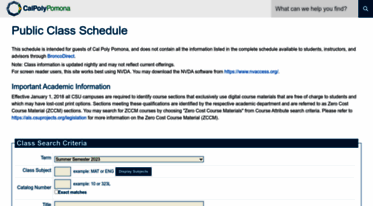schedule.cpp.edu