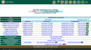 schedules.calpoly.edu