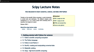 scipy-lectures.github.io