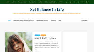 setbalanceinlife.com