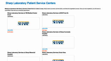 sharp-laboratory-services.healthpost.com