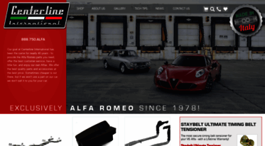 Get Shop.centerlinealfa.com news - Centerline International - Alfa Romeo  Parts & Accessories