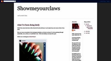 showmeyourclaws.blogspot.com