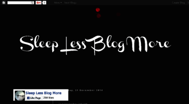 sleeplessblogmore.blogspot.com