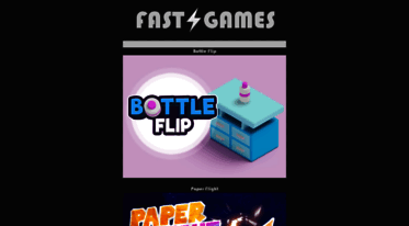 FAST GAMES .COM - Free Online Games