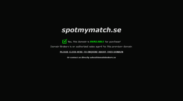 spotmymatch.se