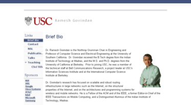 sruti.usc.edu