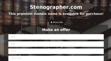 stenographer.com