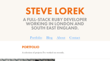 stevelorek.com
