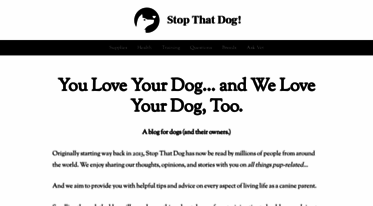 stopthatdog.com