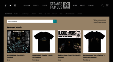 store.strangefamousrecords.com