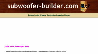 subwoofer-builder.com