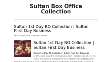 sultanboxofficecollections.com