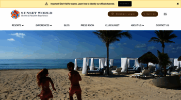 sunsetworldresorts.com