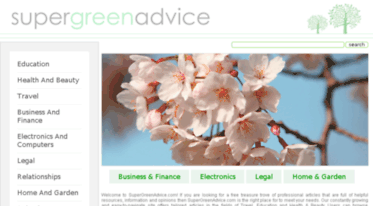 supergreenadvice.com