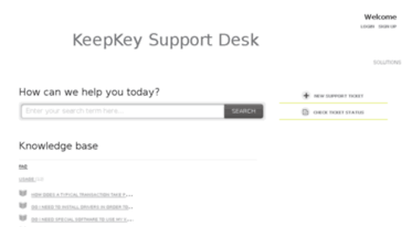 support.keepkey.com