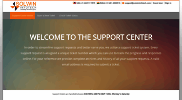 support.solwininfotech.com
