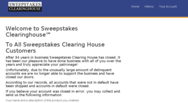 sweepstakesclearinghouse.com