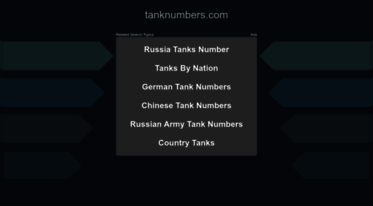 tanknumbers.com