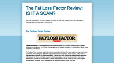 thefatlossfactor-reviewed.blogspot.com